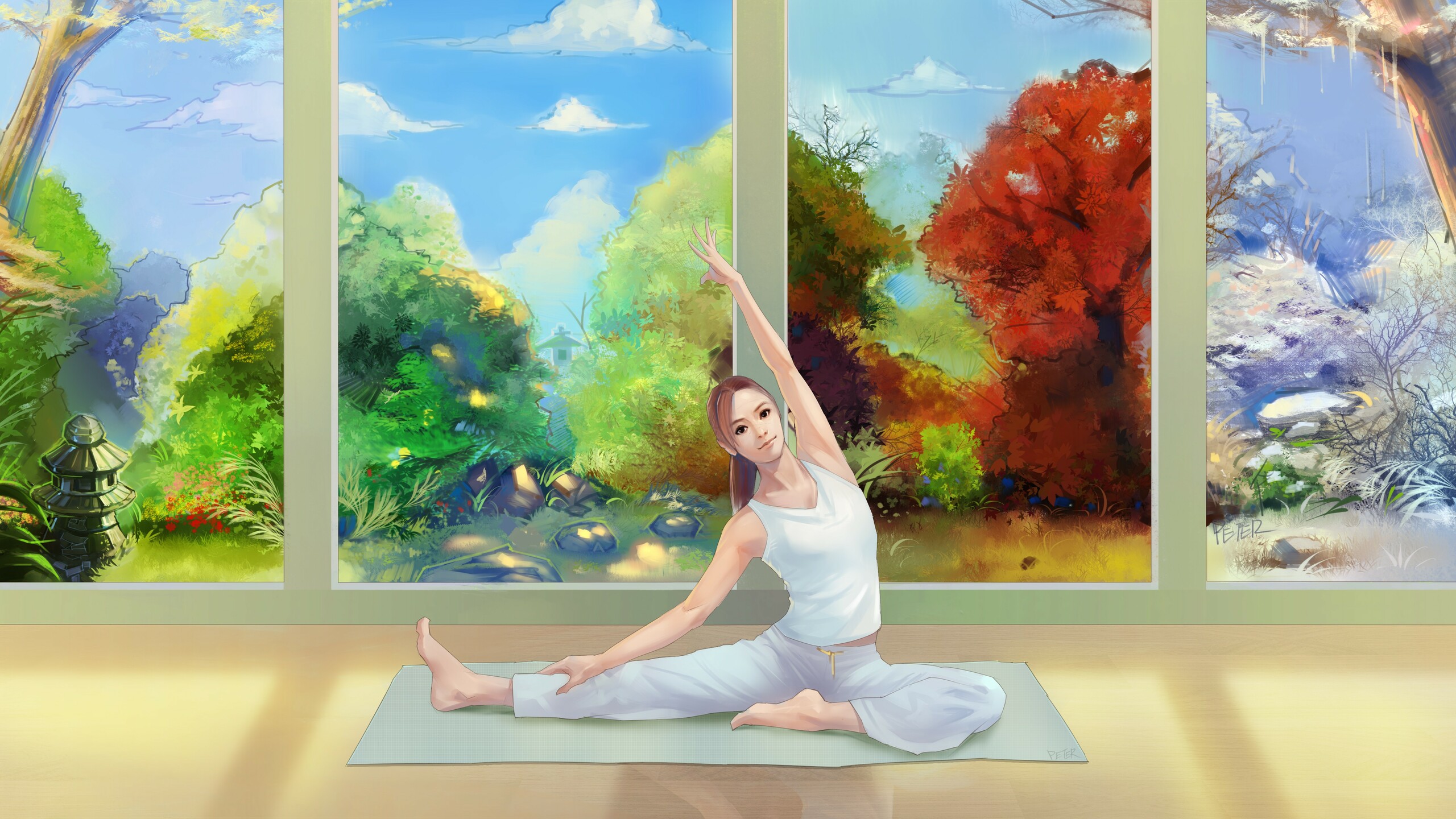 Bức tranh đẹp về Yoga