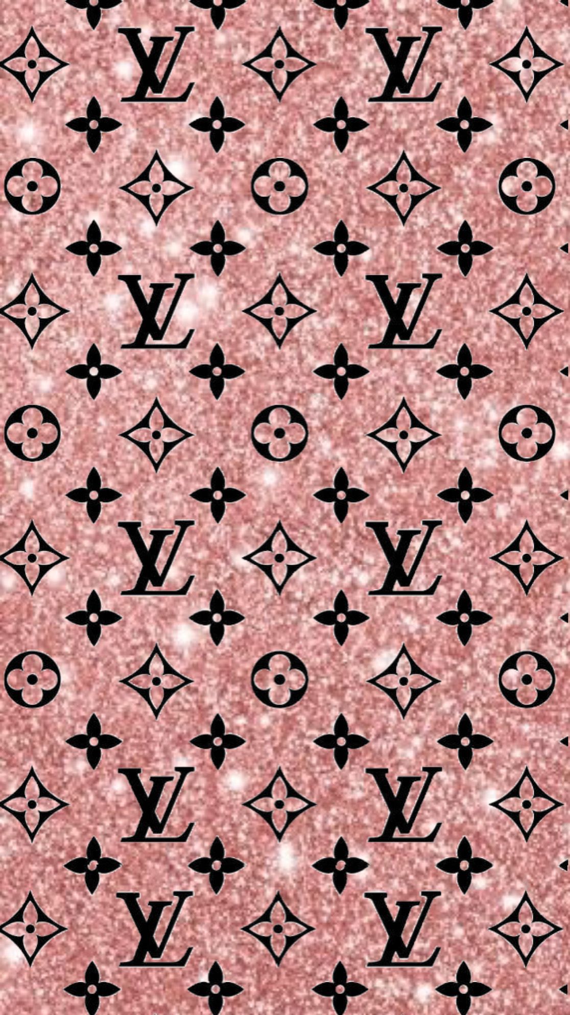 Tải ngay background Louis Vuitton đen hồng.