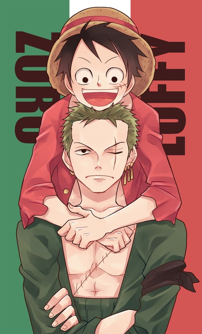 Hình ảnh Tình Anh Em Chất Anime Luffy Và Zoro Thân Thiết