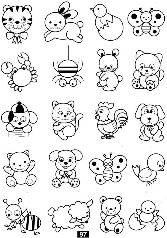 Sticker cute không màu mẫu 2