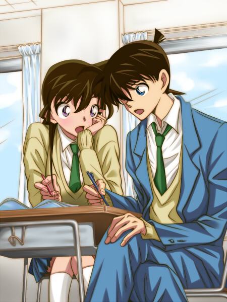 Ảnh shinichi và ran của fan art