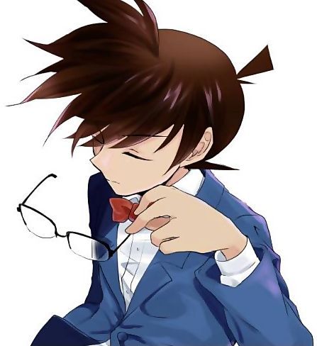 Hình ảnh Shinichi đeo kính