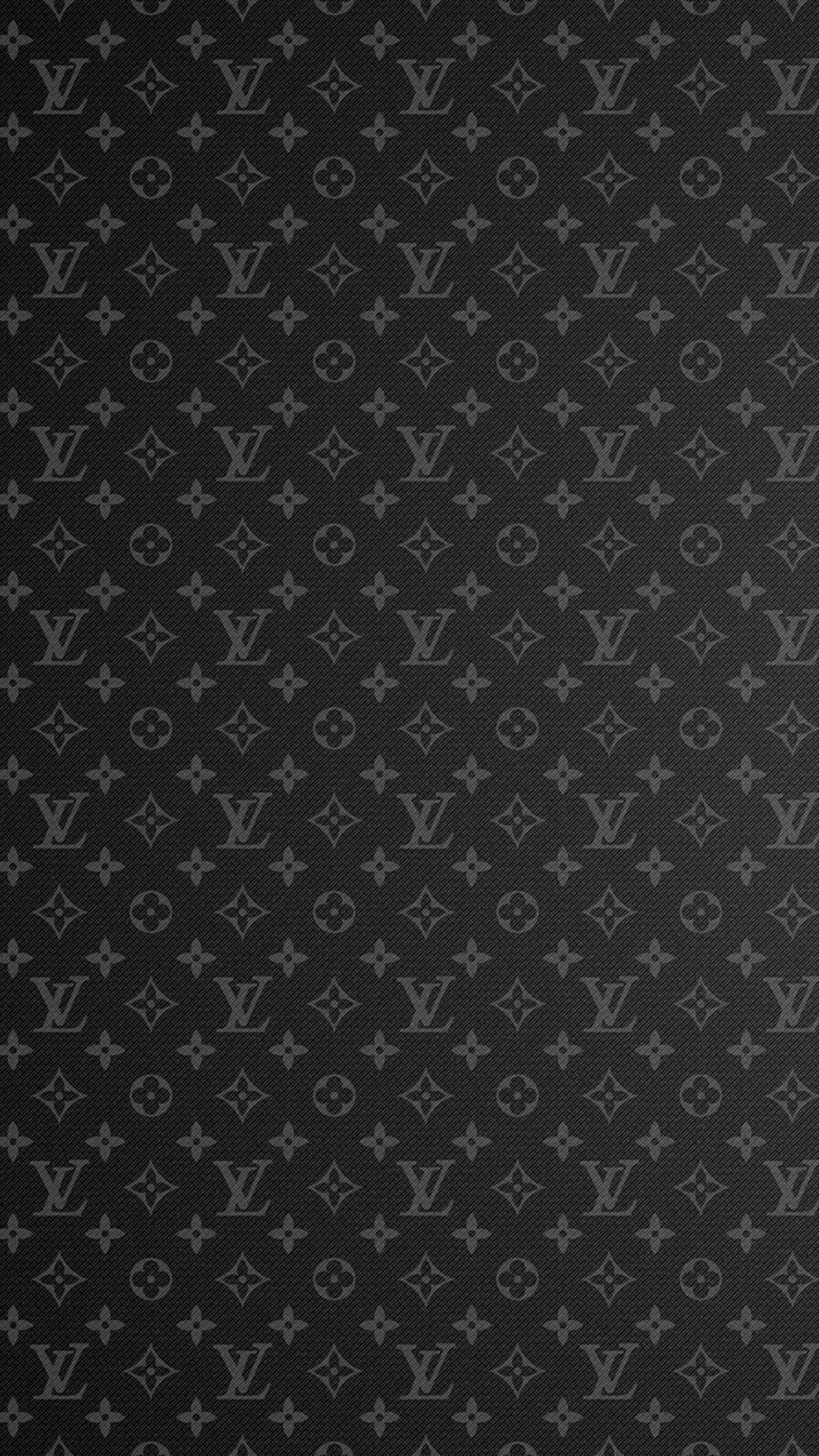 Hình nền Louis Vuitton đen cho iPad