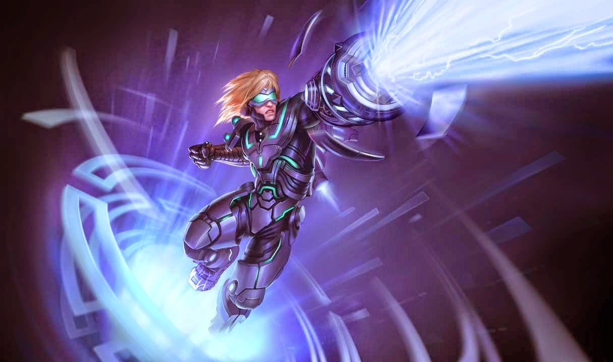 Hình nền LOL skin Ezreal Vũ Khí Tối Thượng