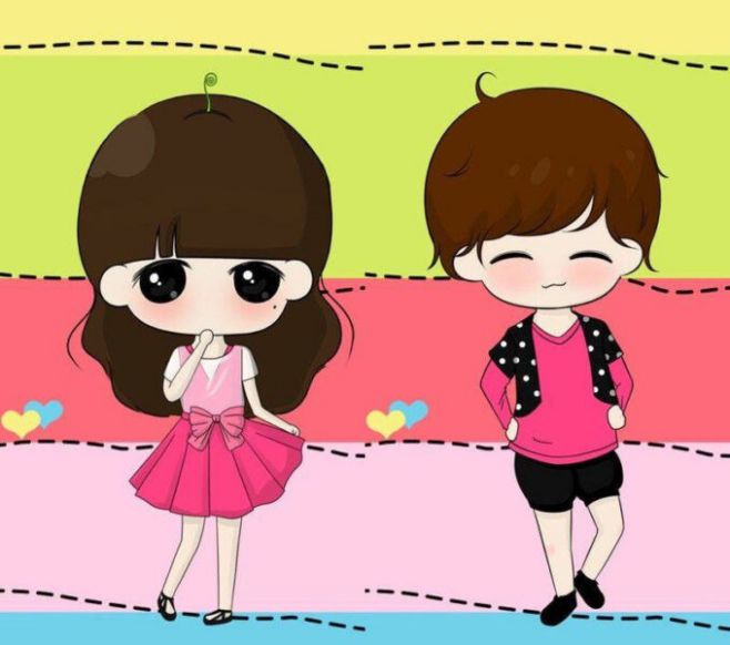 Tổng hợp ảnh avatar cặp đôi chibi cute