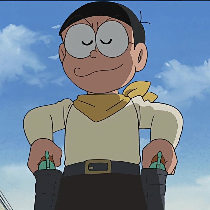 Nobita trong anime vô cùng phong cách