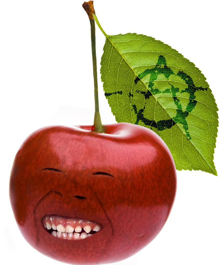 ảnh Hoa Quả Troll Quả Cherry Cười Nhe Răng