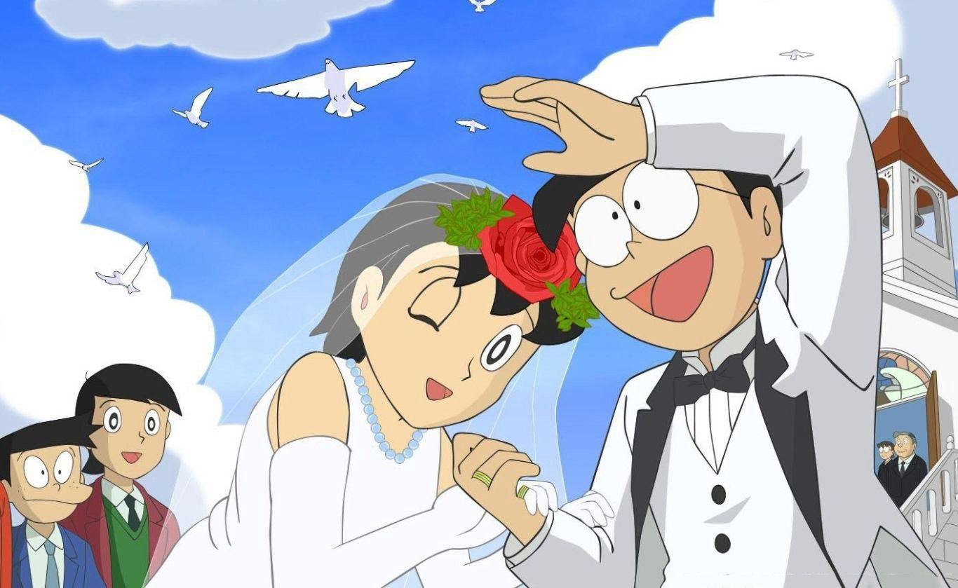 Bộ sưu tập hình ảnh đẹp nhất của Nobita và Shizuka