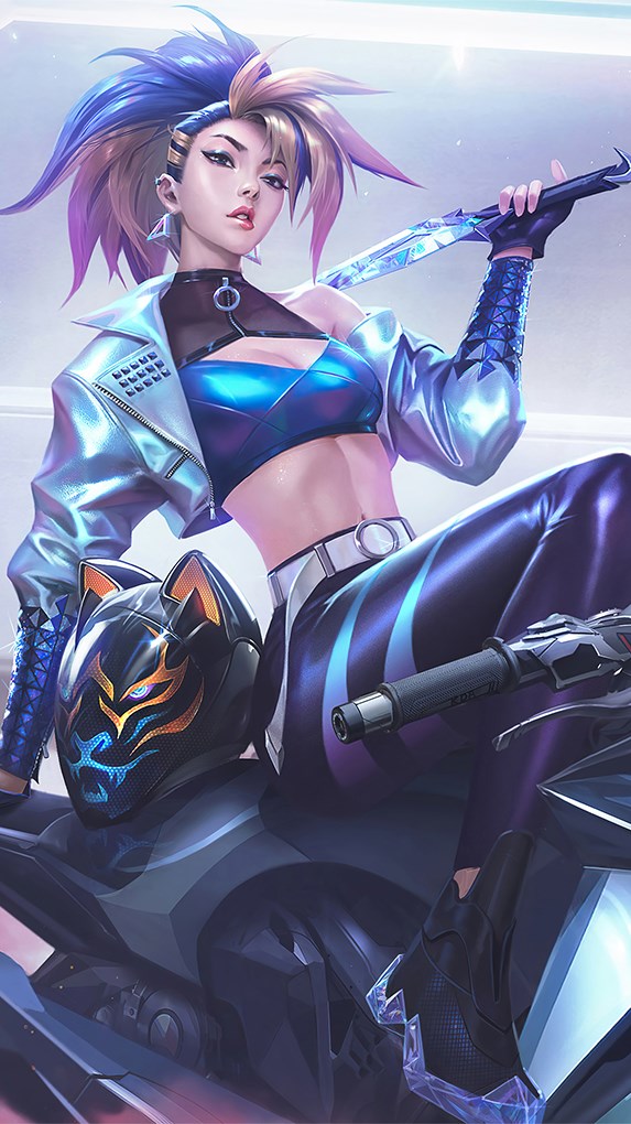 Ảnh trang phục Akali KDA (Kích thước: 1080 x 1920)