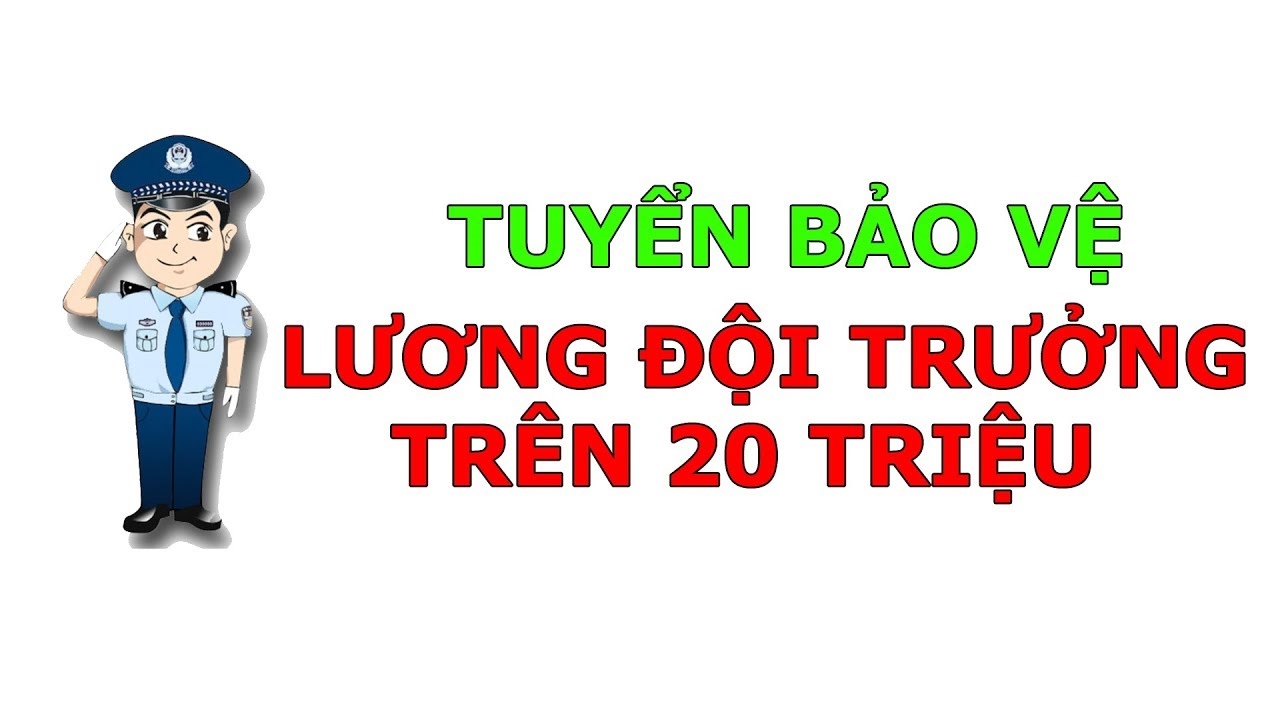 Hình ảnh tuyển dụng đội trưởng bảo vê