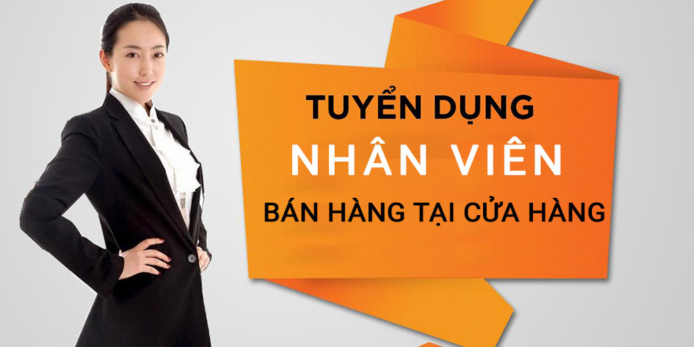 ảnh tuyển nhân viên bán hàng tại cửa hàng