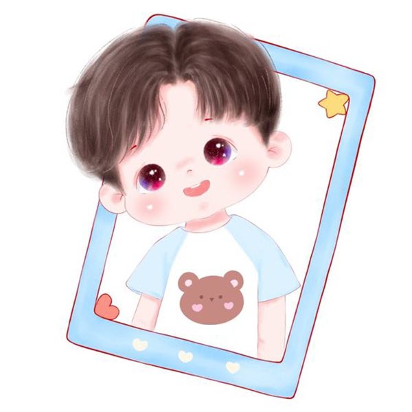 Hình avatar đôi em bé cute đáng yêu 2