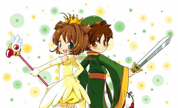 ảnh Sakura Và Syaoran Chibi Dễ Thương