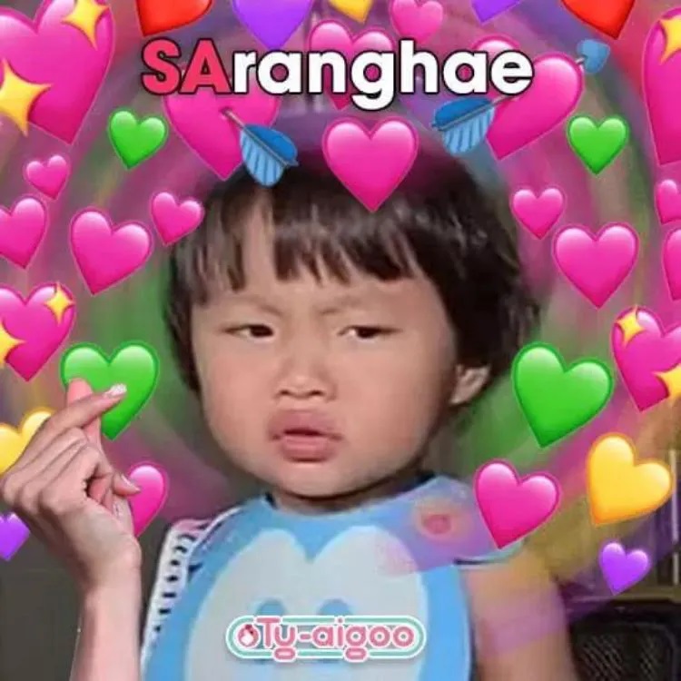 30+ meme tình yêu đẹp, cute, hài hước với biểu cảm đáng yêu