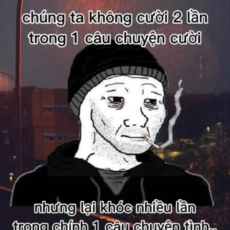 30+ meme tình yêu đẹp, cute, hài hước với biểu cảm đáng yêu