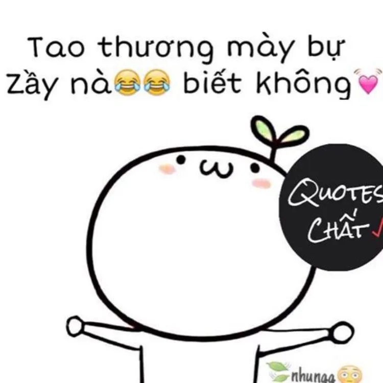 30+ meme tình yêu đẹp, cute, hài hước với biểu cảm đáng yêu