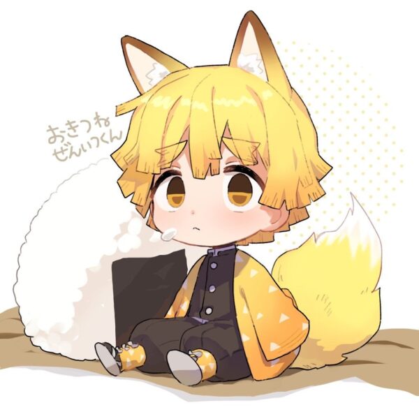 Ảnh Zenitsu và Kaigaku Chibi, Ngầu, Cute, Đẹp Cho Fan Anime