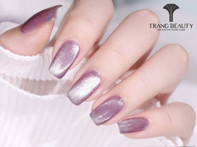 Mẫu nail sơn thạch nổi bật