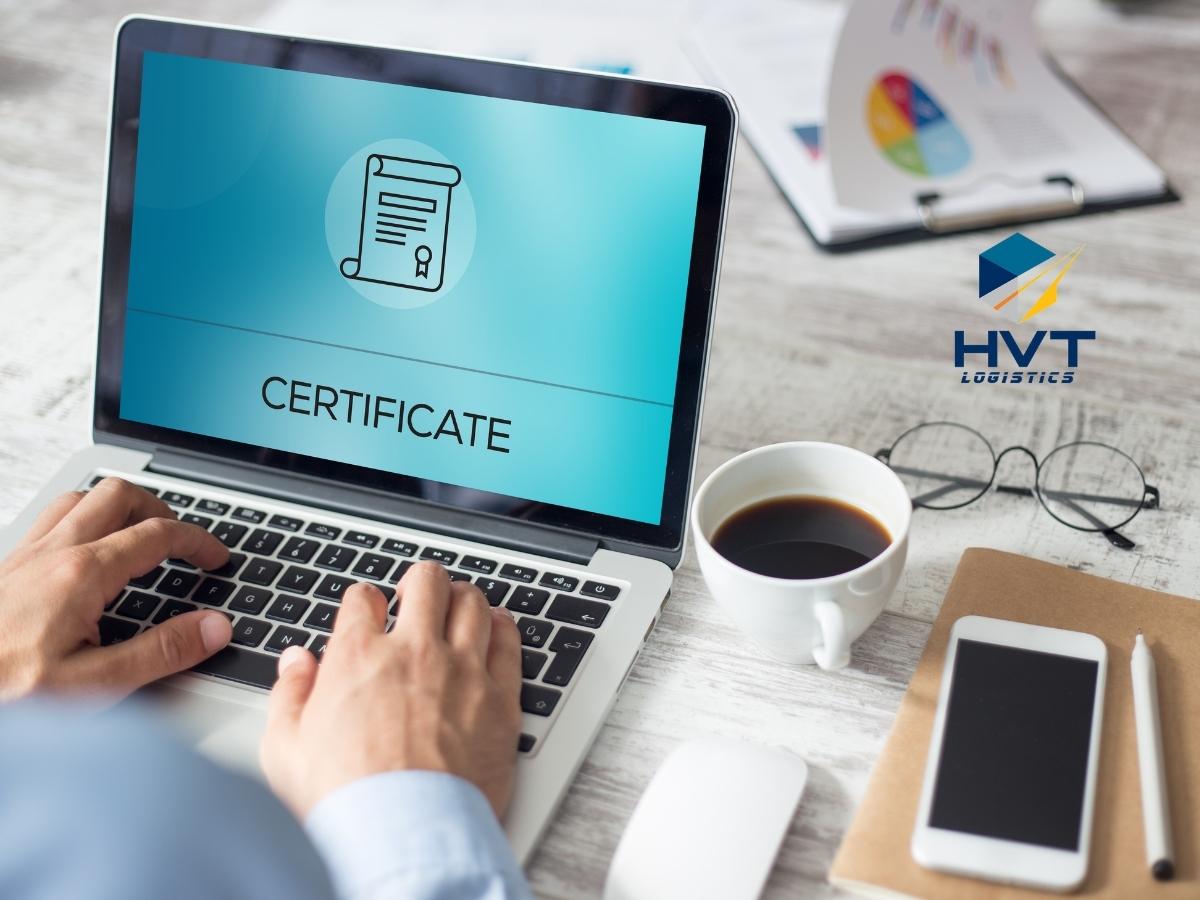 Certificate of Conformity được cấp sau khi đơn vị tiến hành kiểm tra hồ sơ đã hợp lệ.