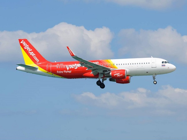 Máy bay của hãng hàng không Vietjet Air