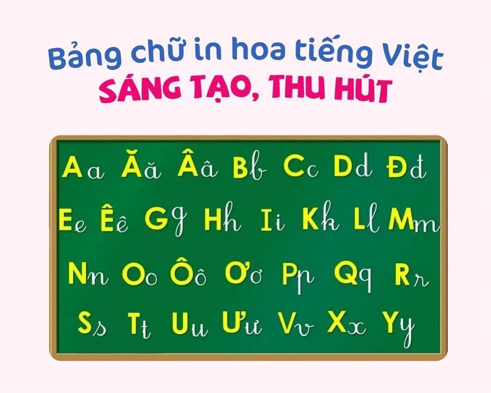 bảng chữ in hoa