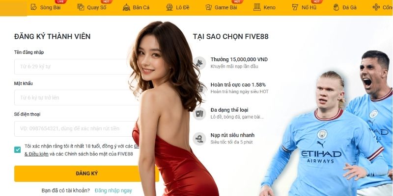 Thao tác tạo tài khoản thành viên nhanh chóng